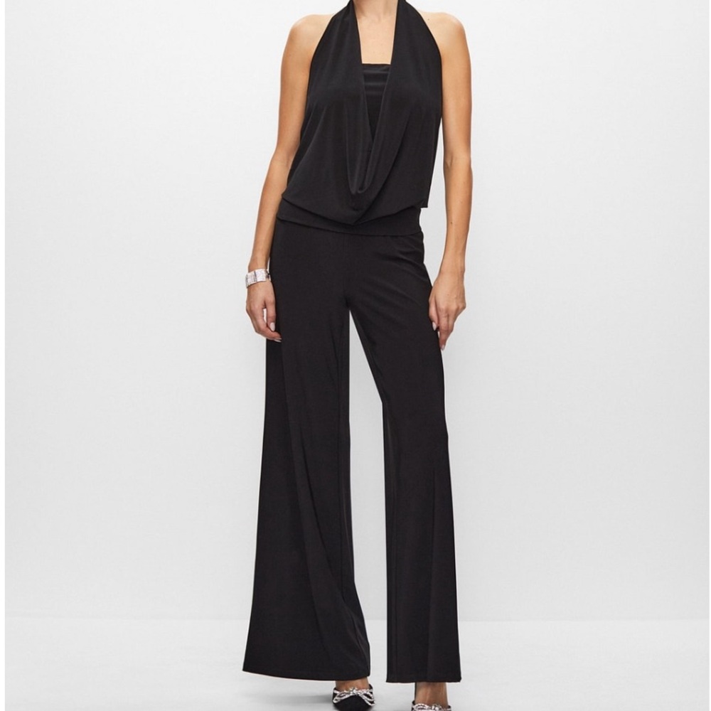 One piece halter jumpsuit